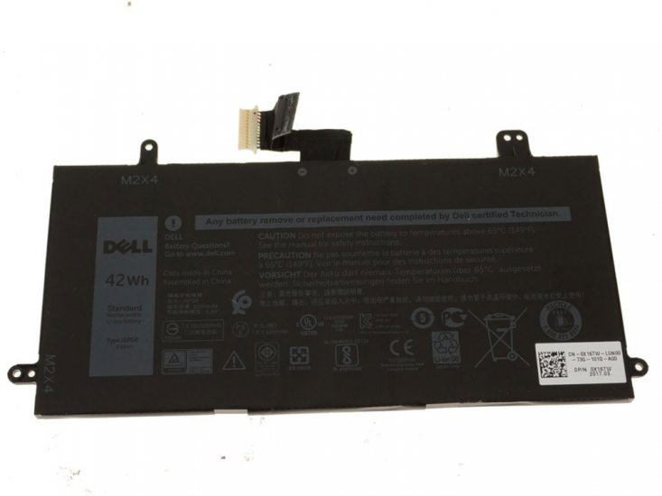 Original 42Wh 4 Zellen Dell Latitude 5290 2n1 T17G T17G002 Akku - zum Schließen ins Bild klicken