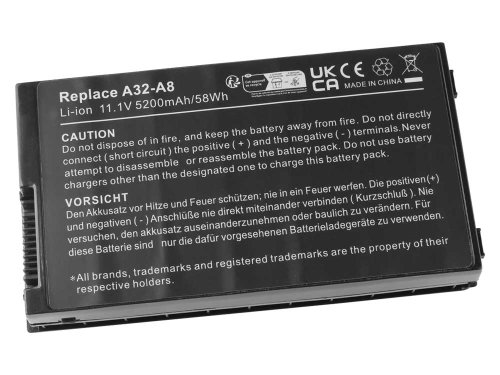 4800mAh 49Wh 6 Zellen Asus A8 A8000 A8E A8F Akku
