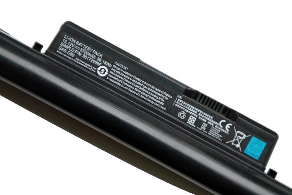 5700mAh 86.18Wh 8 Zellen Gigabyte P25W V2 Akku