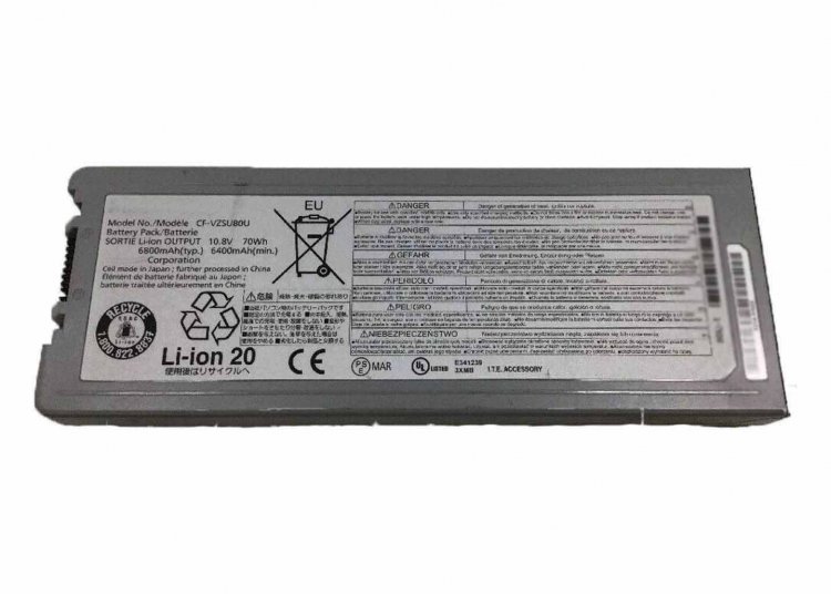 Original 6800mAh 70Wh 6-Zellen Panasonic CF-VZSU82U Akku - zum Schließen ins Bild klicken