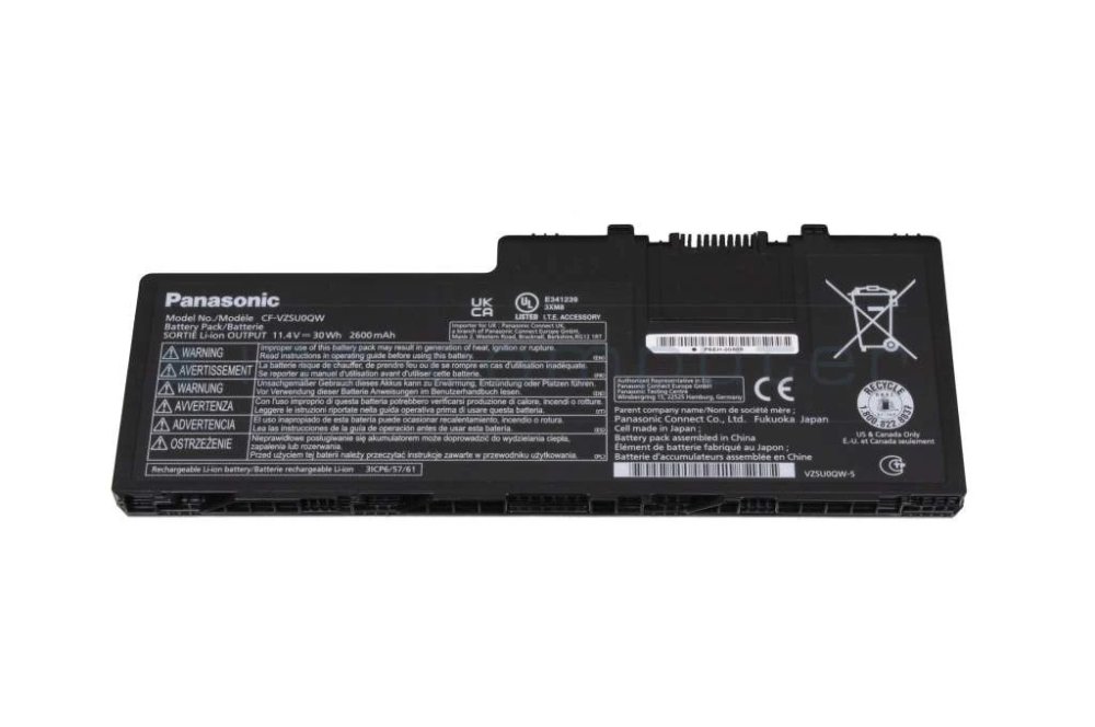 Original 2600mAh 30Wh Akku Panasonic CF-VEK20