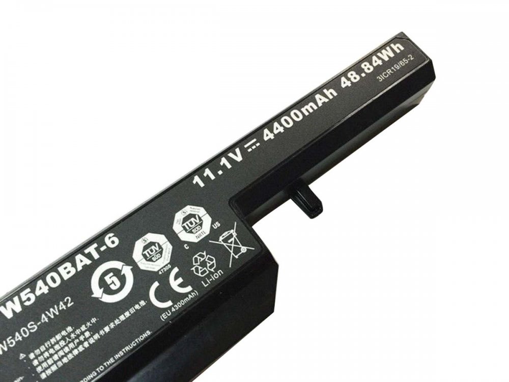 Original 4400mAh 48.84Wh 6 Zellen Clevo 6-87-W540S-427 Akku