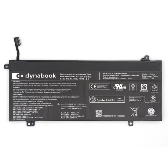 Original 2480mAh 38.1Wh Toshiba Dynabook Satellite Pro L50-G-14L Akku - zum Schließen ins Bild klicken