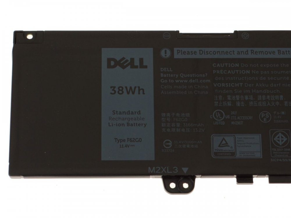 Original 3166mAh 38Wh Akku Dell F62G0 0F62G0 RPJC3