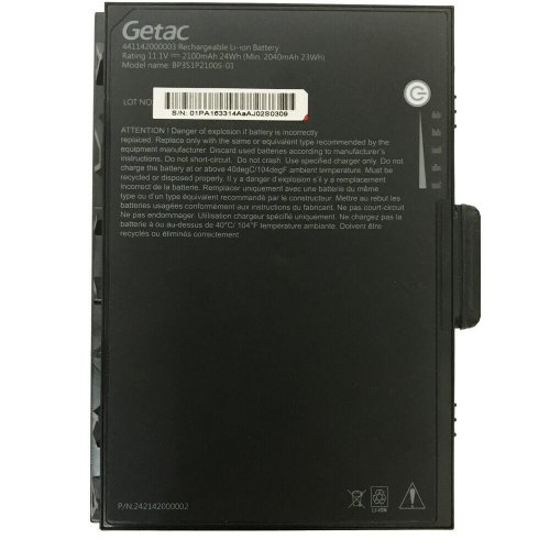 Original 2100mAh 24Wh 3 Zellen Getac BP3S1P2100 Akku