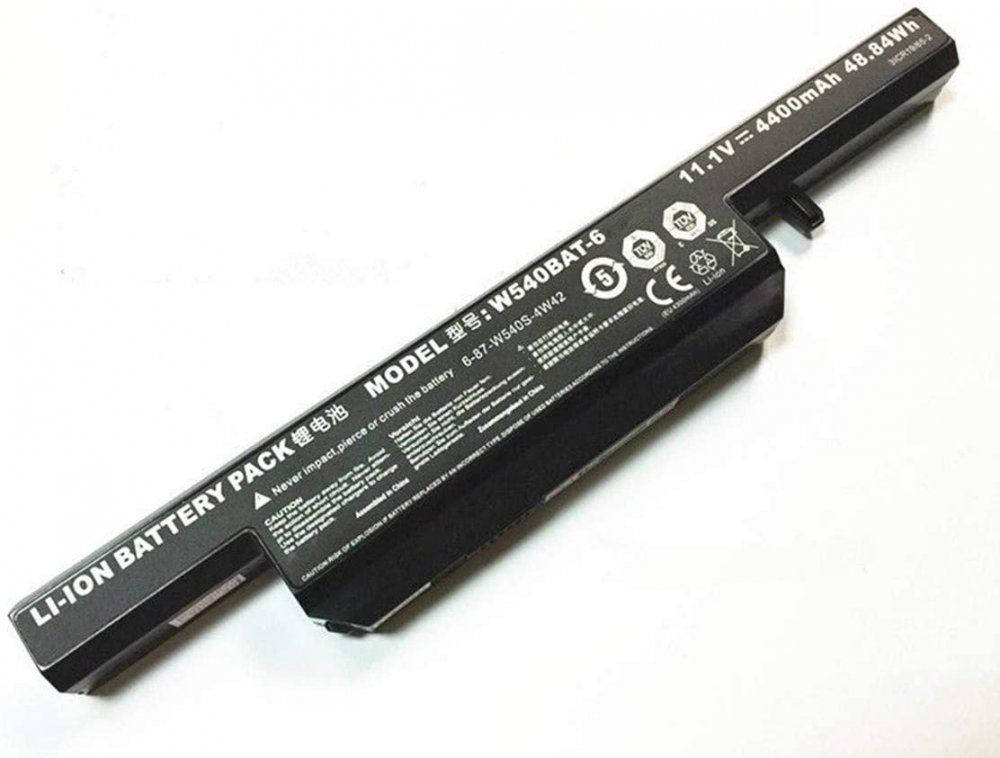 Original 4400mAh 48.84Wh 6 Zellen Clevo 6-87-W540S-427 Akku