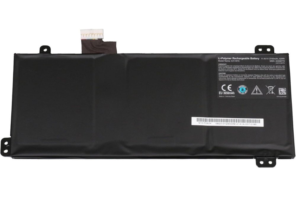 3740mAh 42Wh (Cable 25mm) Akku Medion Akoya E6245 MD 61126