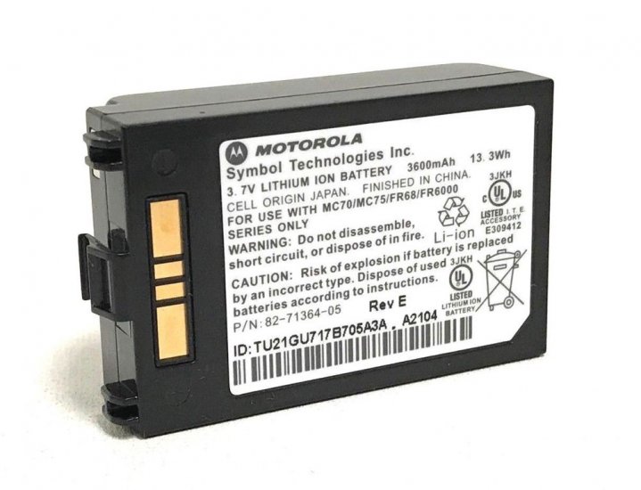Original 3600mAh 13.3Wh Akku Motorola Symbol MC7090 MC7094 MC7004 - zum Schließen ins Bild klicken