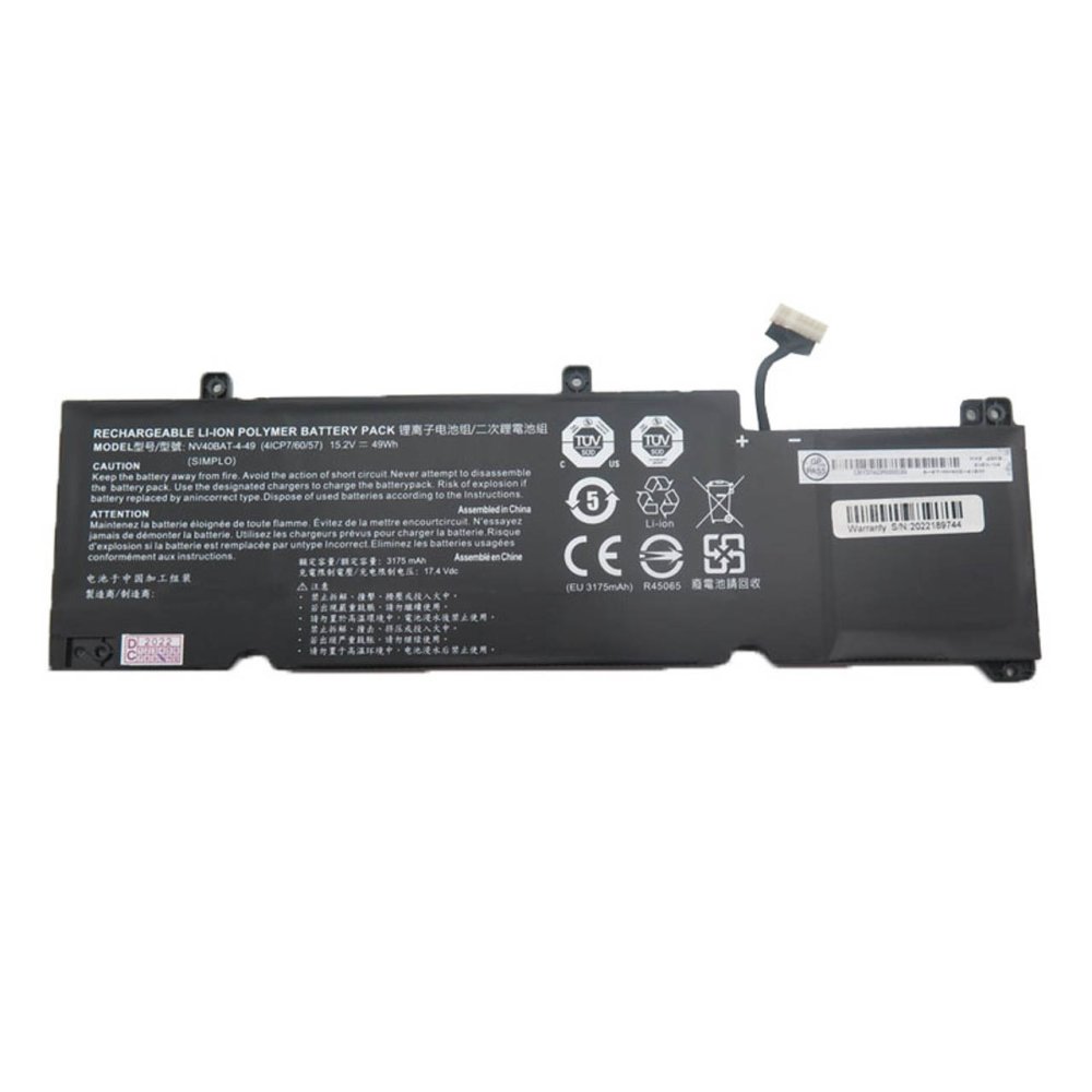 3175mAh 49Wh Gaming Guru Heart GTX1650TI (NV40ME) Akku