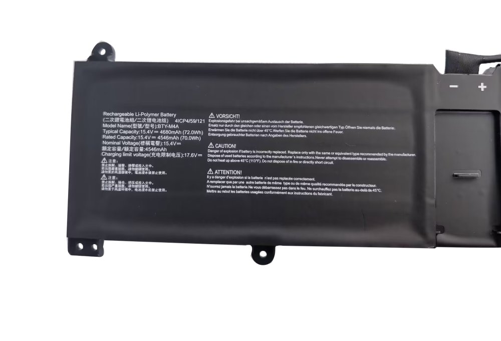 4650mAh 72Wh Akku MSI Stealth 14 Studio A13VE