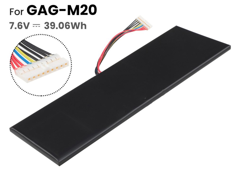 5140mAh 39.06Wh 2 Zellen Gigabyte GAG-M20 GAGM20 Akku