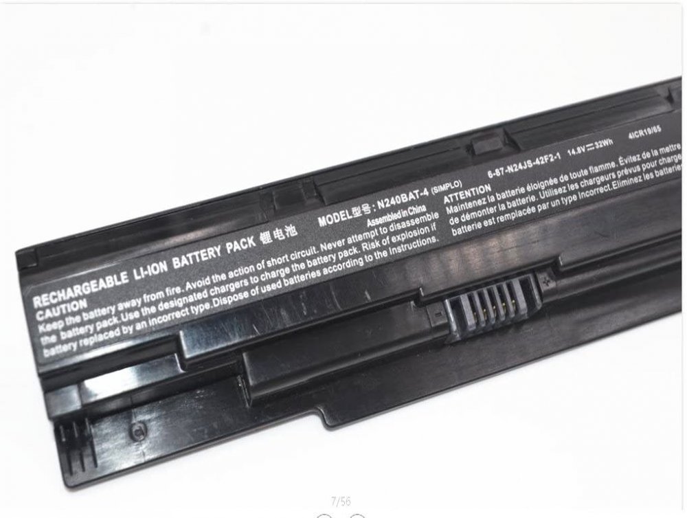 Original 2150mAh 32Wh 4 Zellen Clevo 6-87-N24JS-42F3 Akku