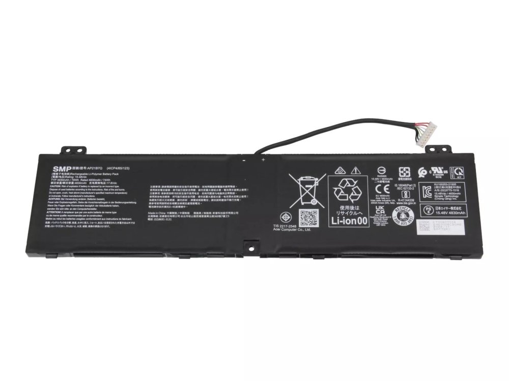4930mAh 76Wh Akku Acer Predator Triton 300 SE PT314-52S-747P