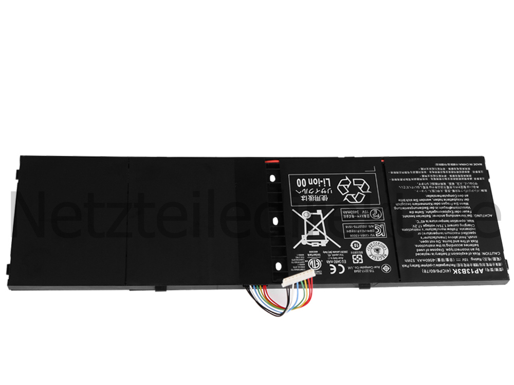 Original 3560mAh 53Wh 4 Zellen Acer KT.0040G.001 Akku