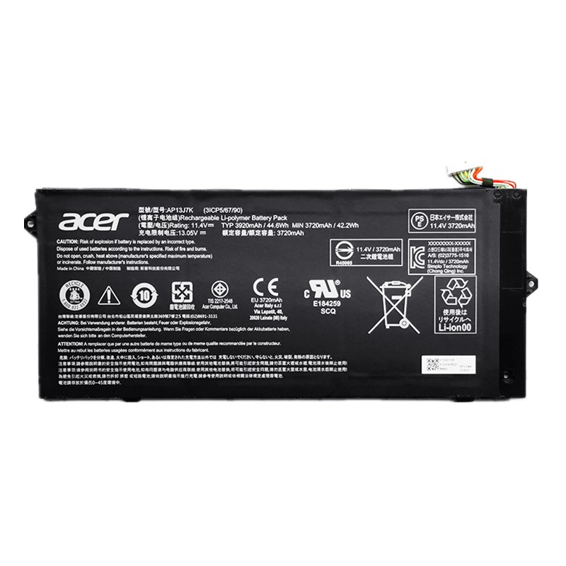 Original 3920mAh 44.6Wh 3-Zellen Acer Chromebook 11 C732-C6WU Akku