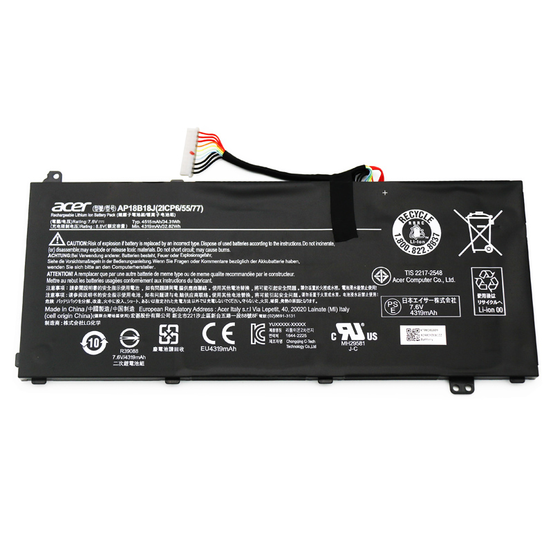 4515mAh 34.31Wh 2 Zellen Acer Aspire 3 A314-32-33 Akku