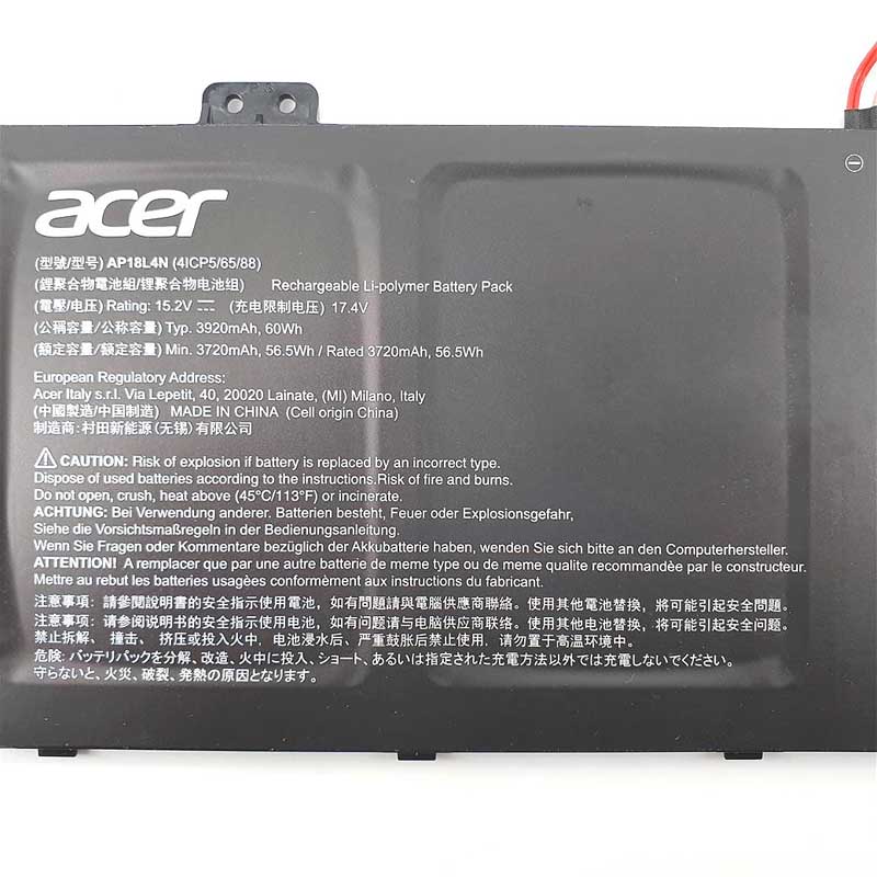 Original 3920mAh 60Wh Akku Acer Spin 5 SP514-51N-70SG