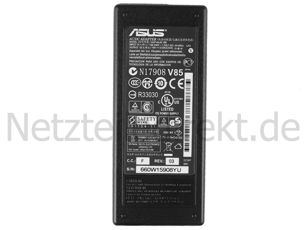 Original Netzteil Ladegerät Asus X501U-XX022V 65W