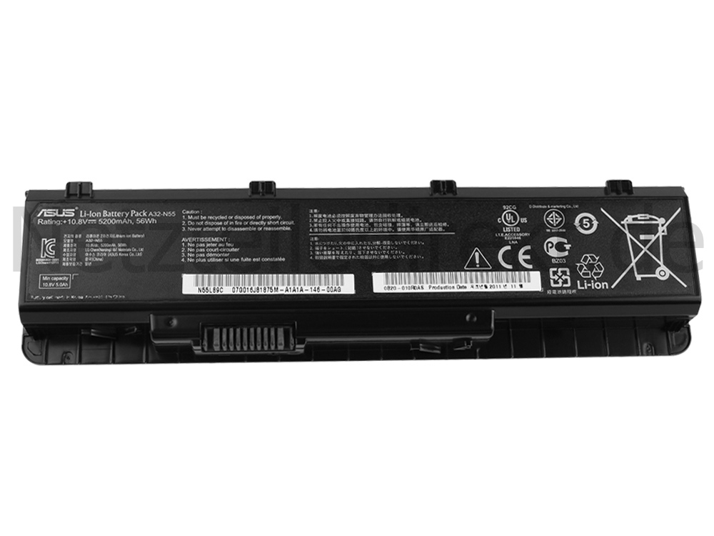 5200mAh 6 Zellen Asus N45 N45E N45S N45SF N45SF-V2G-VX041V Akku