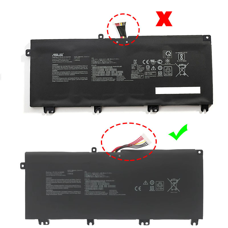 4245mAh 64Wh Asus FX503VD-DM096T Akku