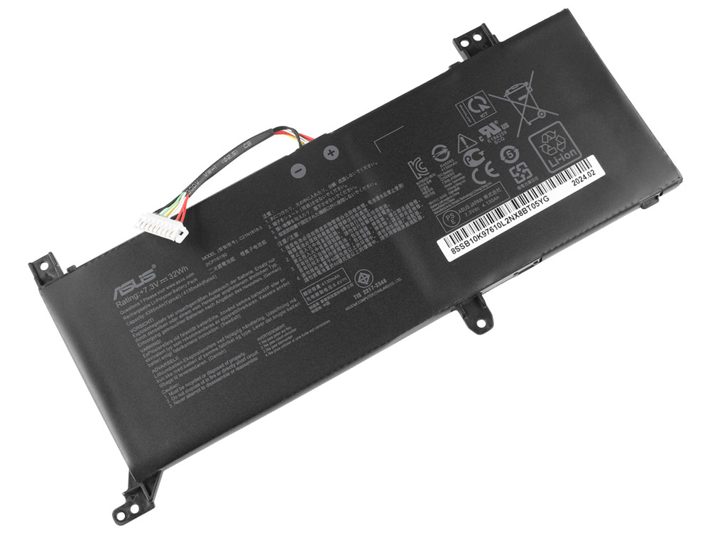 4805mAh 37Wh 2-Zellen Asus VivoBook S15 P1504U P1504UA Akku