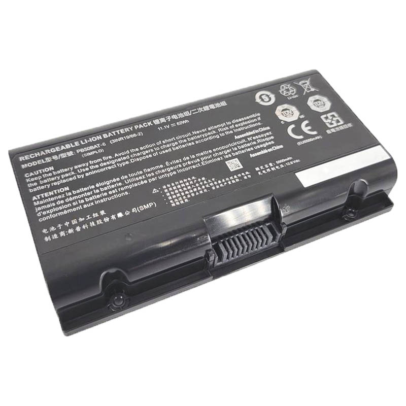 5500mAh 62Wh 11.1V Clevo PB51RF Akku