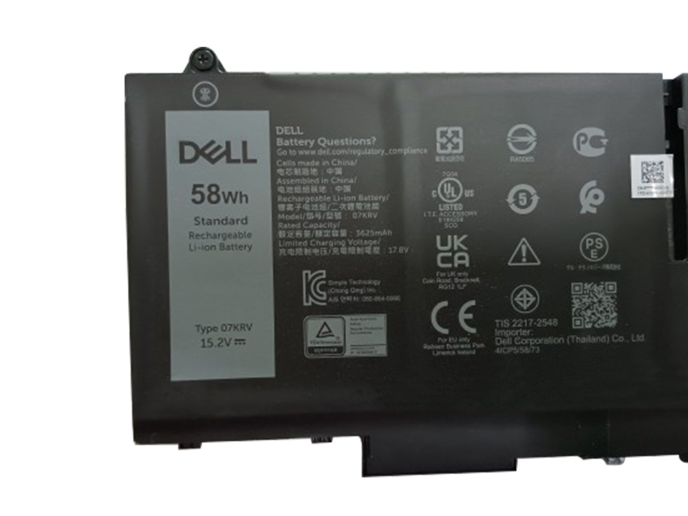 Original 3625mAh 58Wh 4 Zellen Dell Latitude 5430 Akku