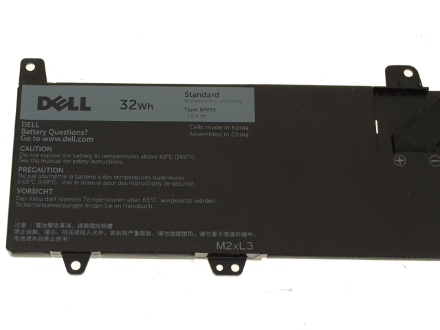 Original 32Wh 4 Zellen Akku Dell PGYK5