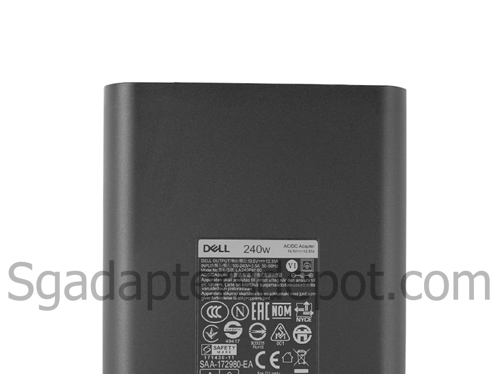 Original 240W Dell 0FHMD4 0WW4XY Netzteil Ladegerät + Frei Ladekabel