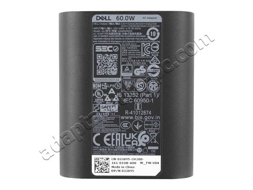Original 60W USB-C Dell Latitude 5550 Netzteil Ladegerät + Kabel