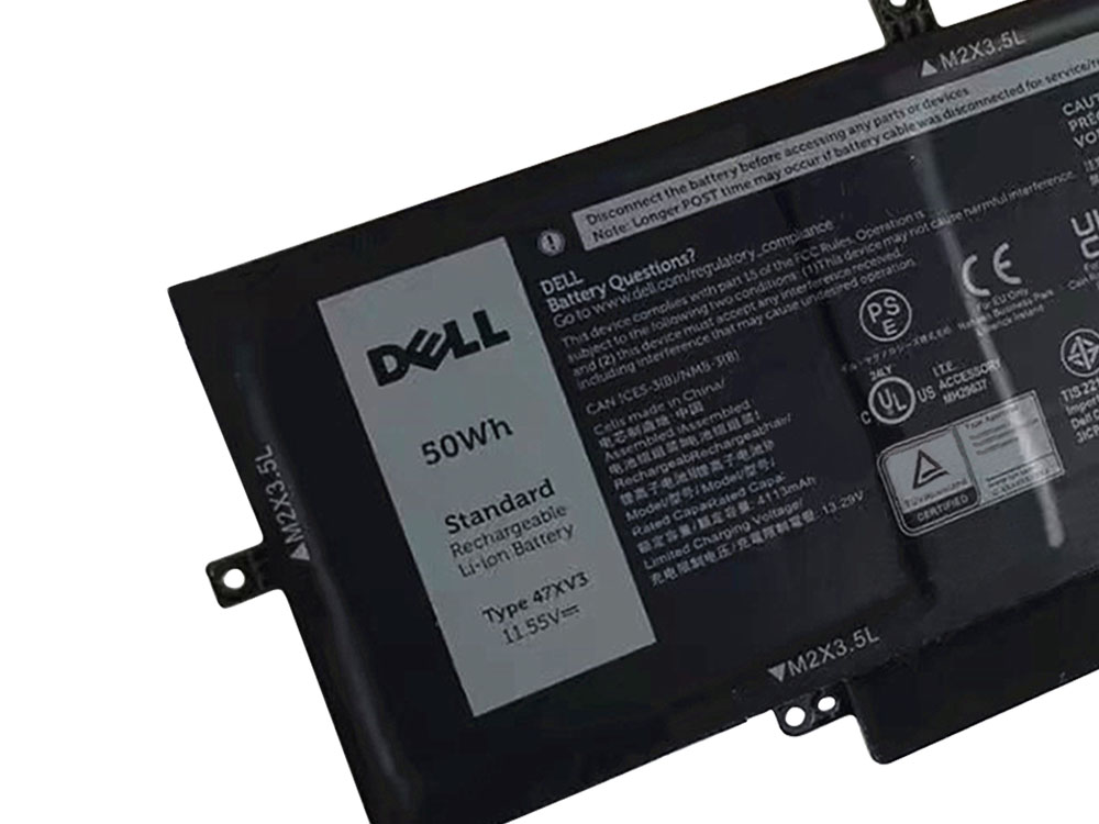 Original 4113mAh 50Wh 3 Zellen Dell Latitude 9330 P35S P35S001 Akku