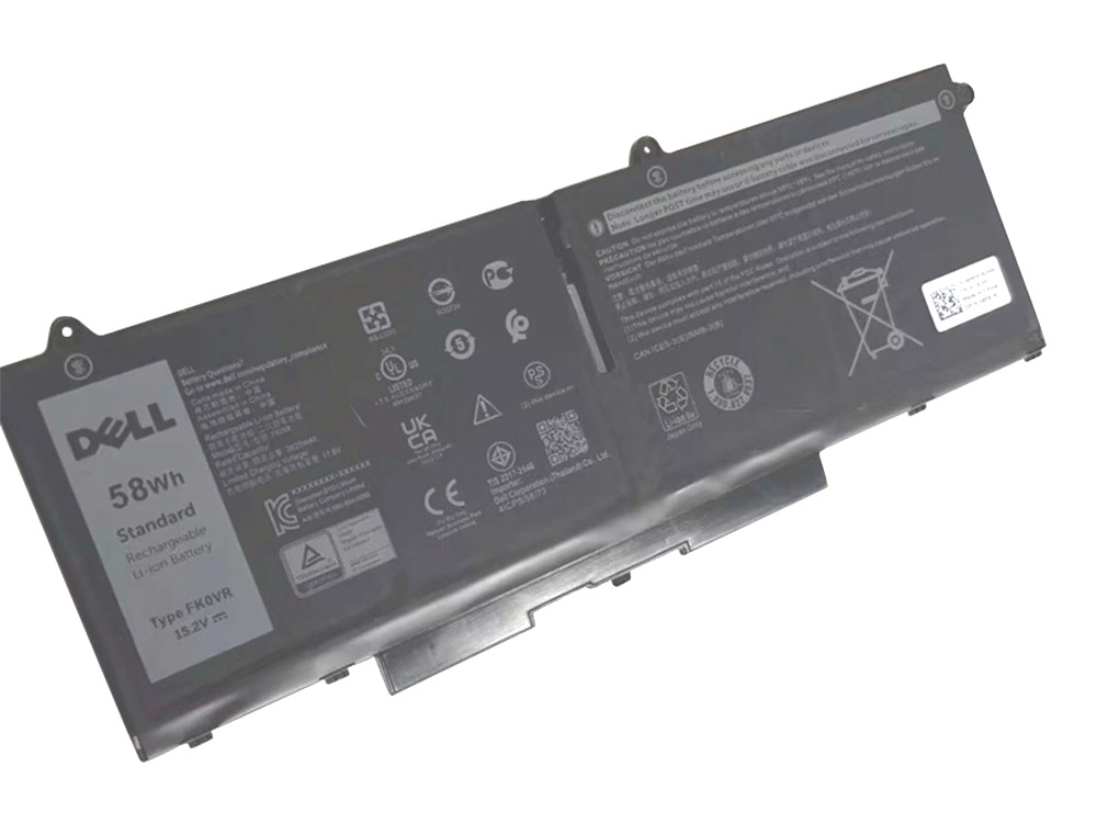 Original 3625mAh 58Wh 4 Zellen Dell Latitude 5330 Akku