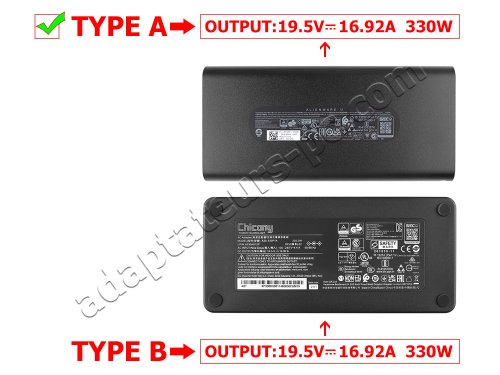 Original 300W GaN Dell Alienware m18 R1 Netzteil Ladegerät + Kabel
