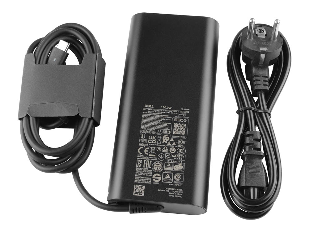 Original 130W USB-C Dell P73F P73F001 Netzteil Ladegerät + Kabel