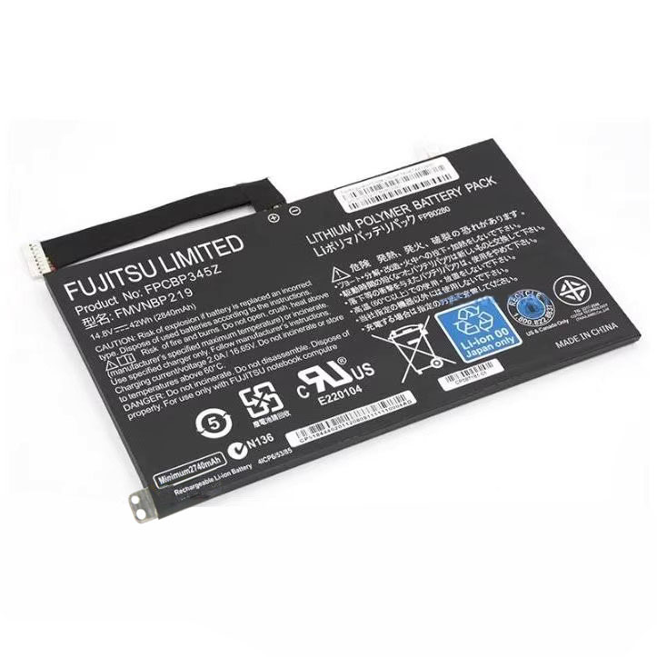 Original 2840mAh 42Wh 4-Zellen Fujitsu FPB0280 Akku