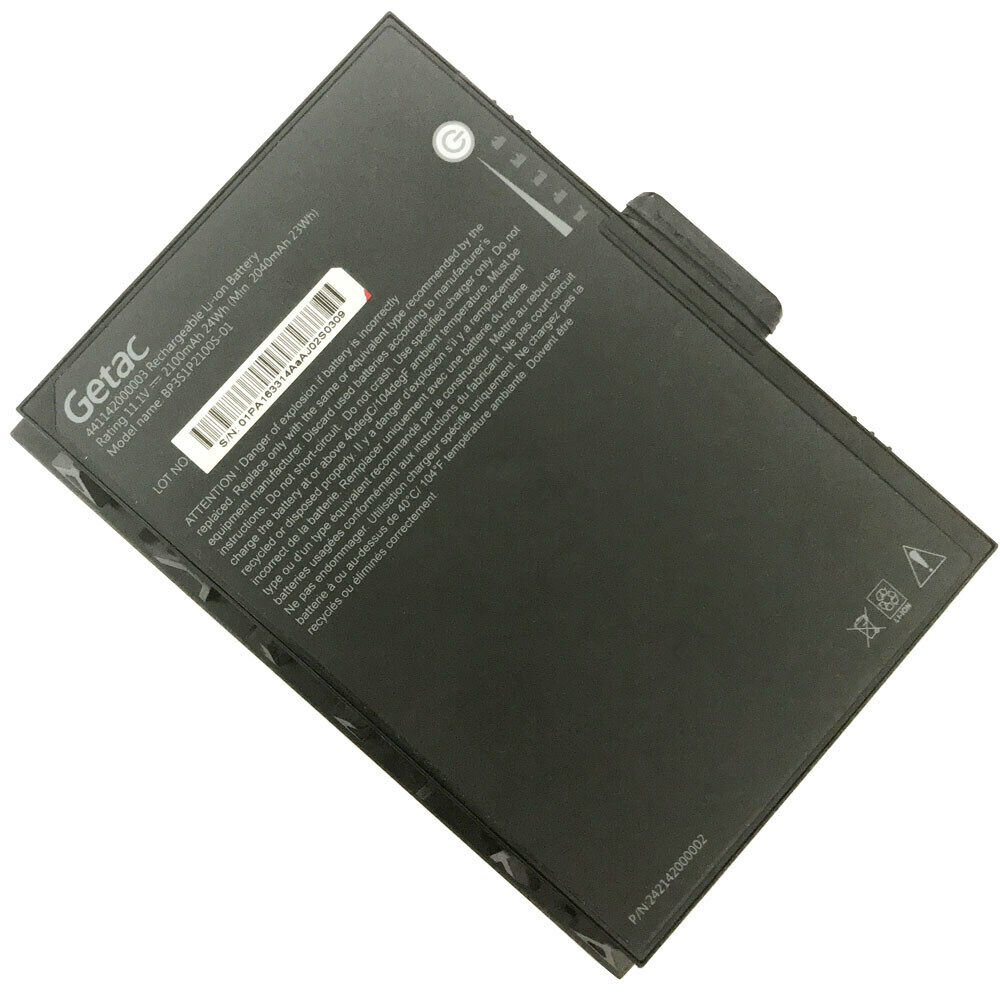 Original 2100mAh 24Wh 3 Zellen Getac BP3S1P2100 Akku