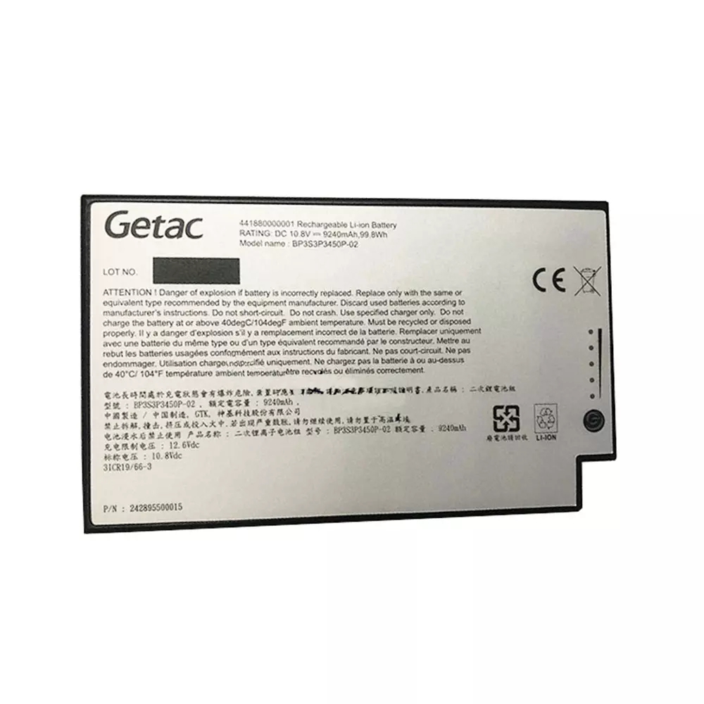 Original 9240mAh 99.8Wh 12 Zellen Getac B300X B300 Akku