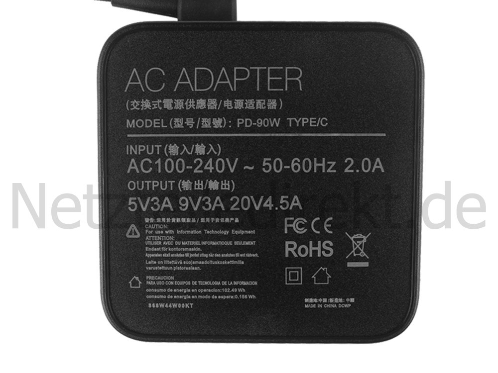 Netzteil Ladegerät HP 1DM84EA 90W USB-C + Kabel