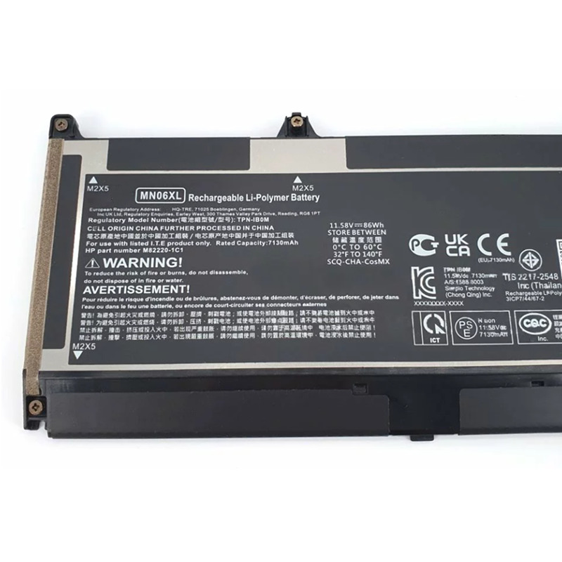 86Wh 7130mAh HP MN06XL Akku