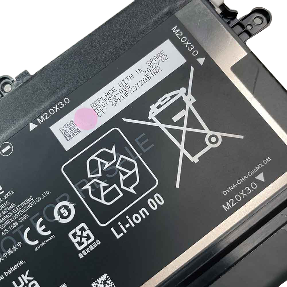 53.2Wh 6624mAh HP Dragonfly Folio G3 2-in-1 805S1EC Akku