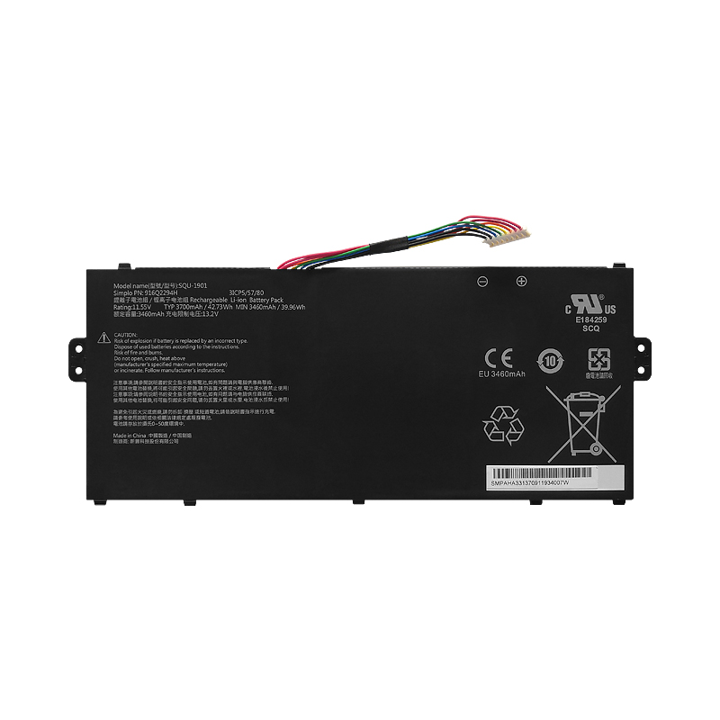 11.55V 3700mAh 42.73Wh 3-Zellen Haier Ctl Chromebook NL71TW Akku