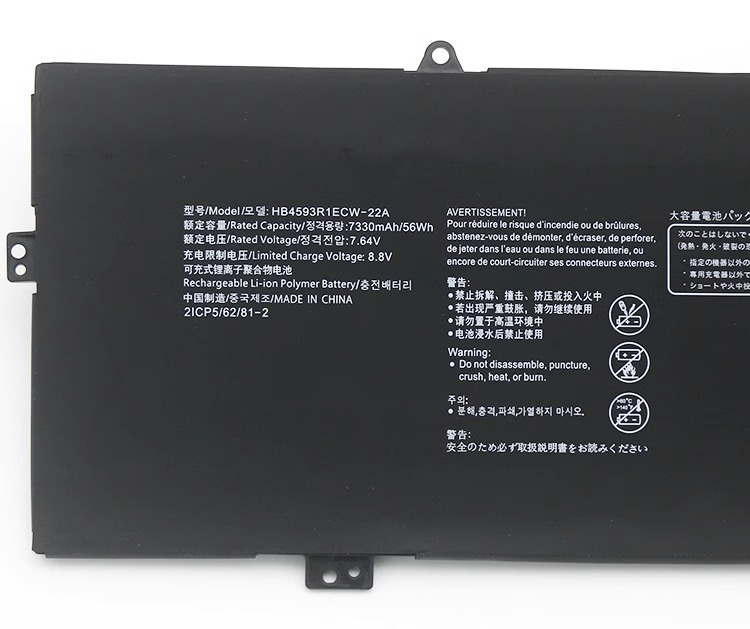 7330mAh 56Wh Huawei MateBook 14 2020 Intel Akku