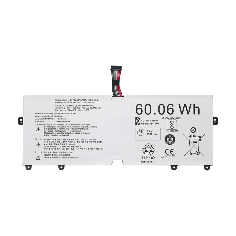 7800mAh 60.06Wh LG Gram 14Z970-G.AA53C Akku