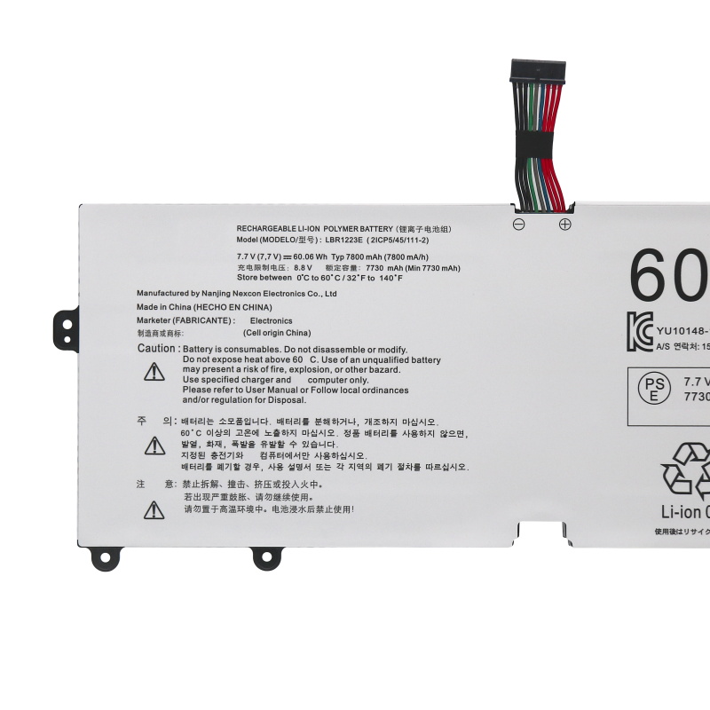 7800mAh 60.06Wh LG Gram 14Z970-G.AA53C Akku