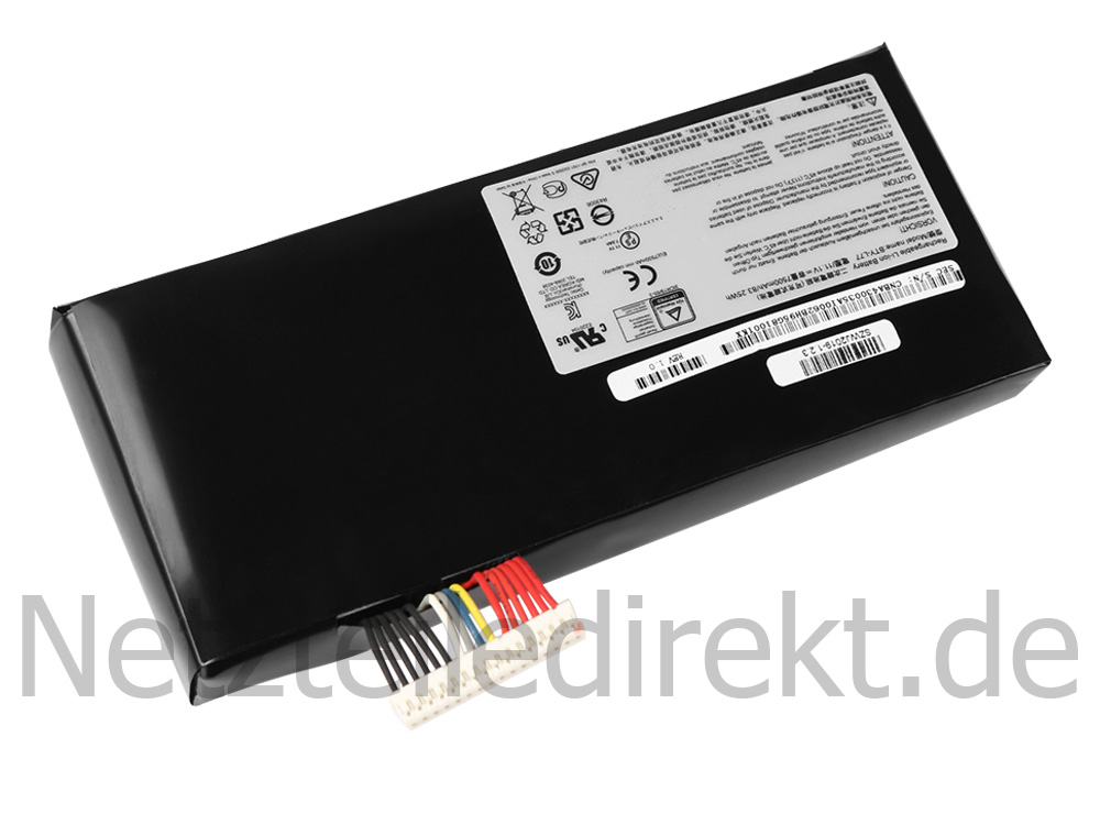 Original 83.5Whr 9 Zellen 7500mAh Akku MSI GT72 2PE-020CZ
