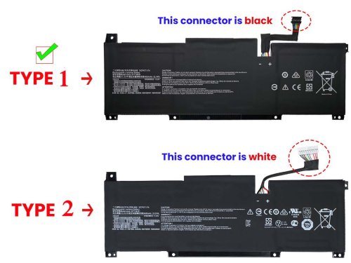 4600mAh 52.4Wh Akku MSI Modern 14 C13M-409AU