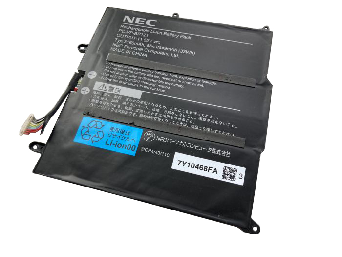 Original 11.52V 2849mAh 33Wh 3-Zellen NEC VKY11T1V4 Akku
