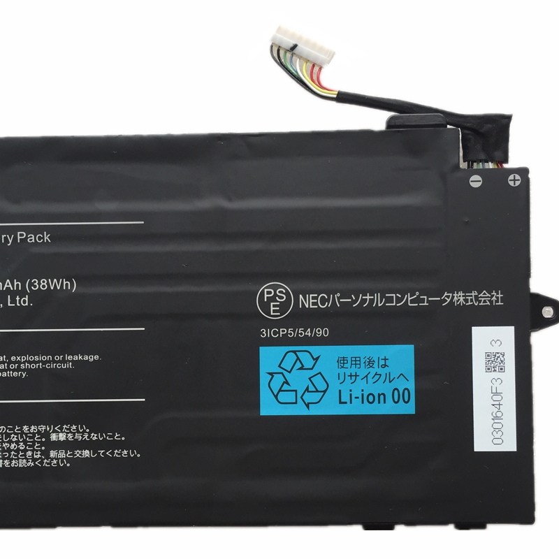 Original 11.25V 3361mAh 38Wh 2-Zellen NEC 3ICP5/54/90 Akku