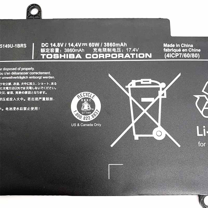 Original 3860mAh 60Wh Toshiba Tecra Z40-C-10P Akku