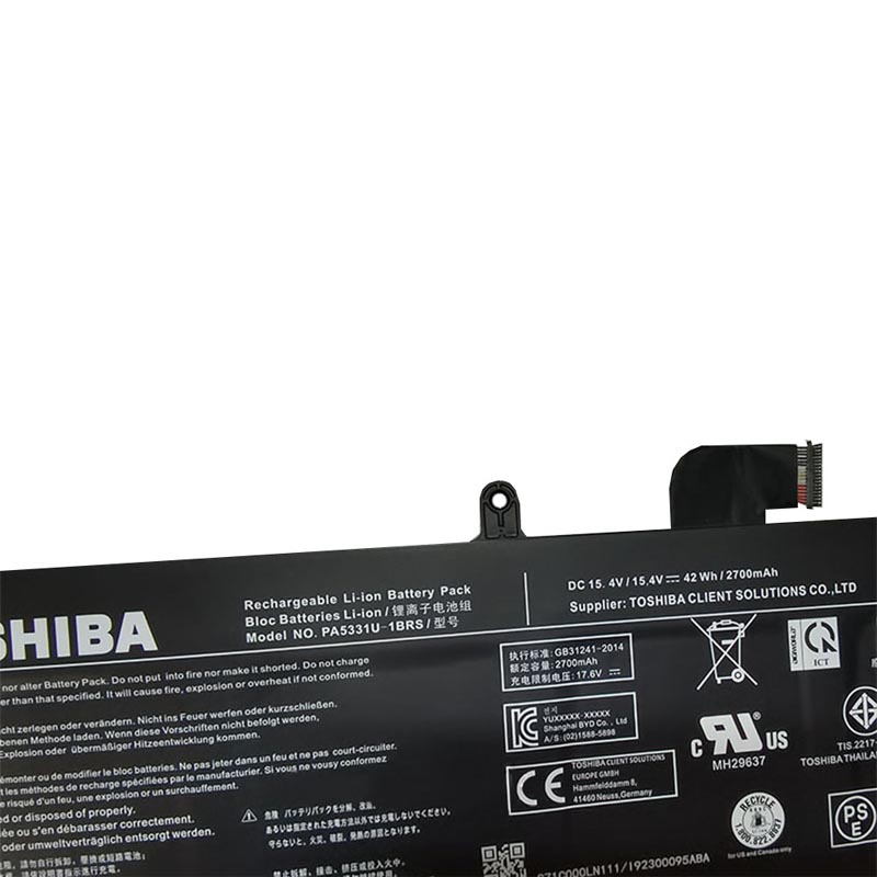 Original 2700mAh 42Wh Toshiba Dynabook Tecra A40-G-10F A1PMZ20E1115 Akku